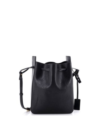 Сумка-ведро Saint Laurent Small Convertible Leather, б/у