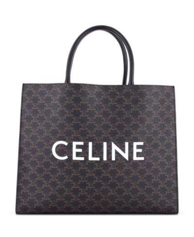 Celine горизонтальный тоут Cabas с логотипом