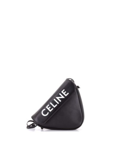 Pre-Owned Celine Small Triangle Bag Leather