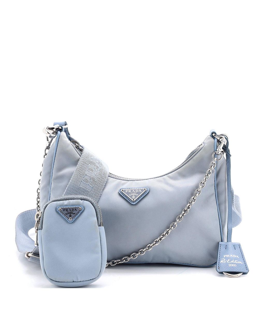 Pre-Owned Prada Small Re-Edition 2005 Shoulder Bag Tessuto