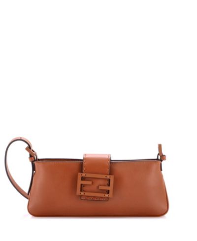Pre-Owned Fendi Mini Baby B плечевая сумка из кожи