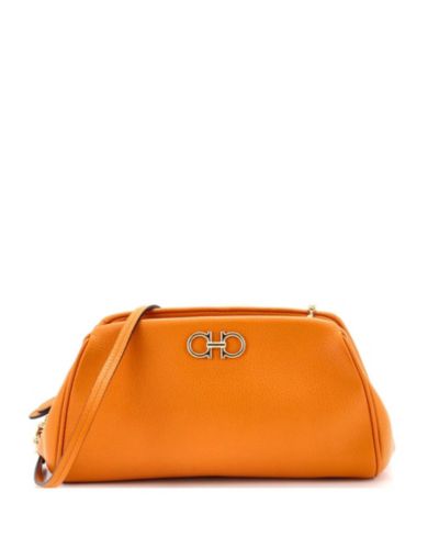 Pre-Owned Salvatore Ferragamo маленькая сумка через плечо Gancini из кожи