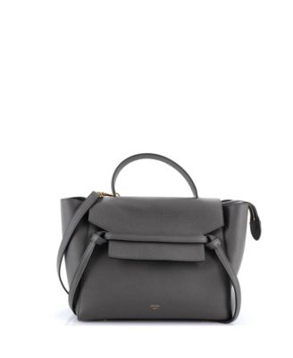 Мини-сумка через плечо Pre-Owned Celine из текстурированной кожи