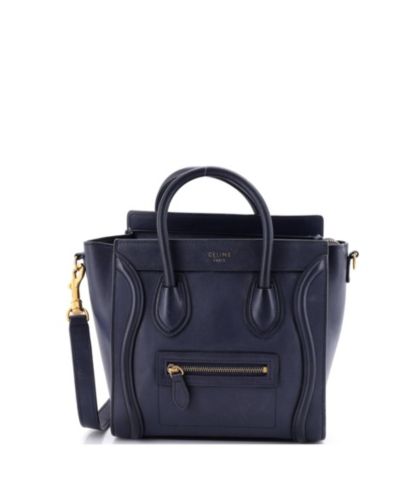 Pre-Owned Celine Nano Luggage Bag Smooth Leather