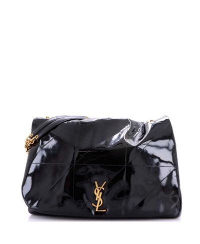Pre-Owned Saint Laurent Large Jamie 4.3 Shoulder Bag Quilted Patent