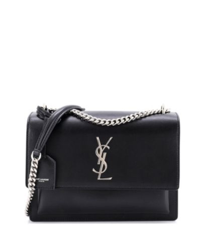 Pre-Owned Saint Laurent Medium Sunset Crossbody Bag Leather