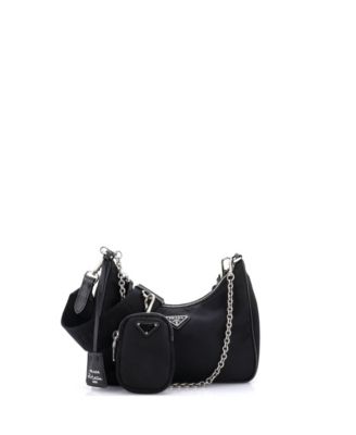 Pre-Owned Prada Small Re-Edition 2005 Shoulder Bag Tessuto