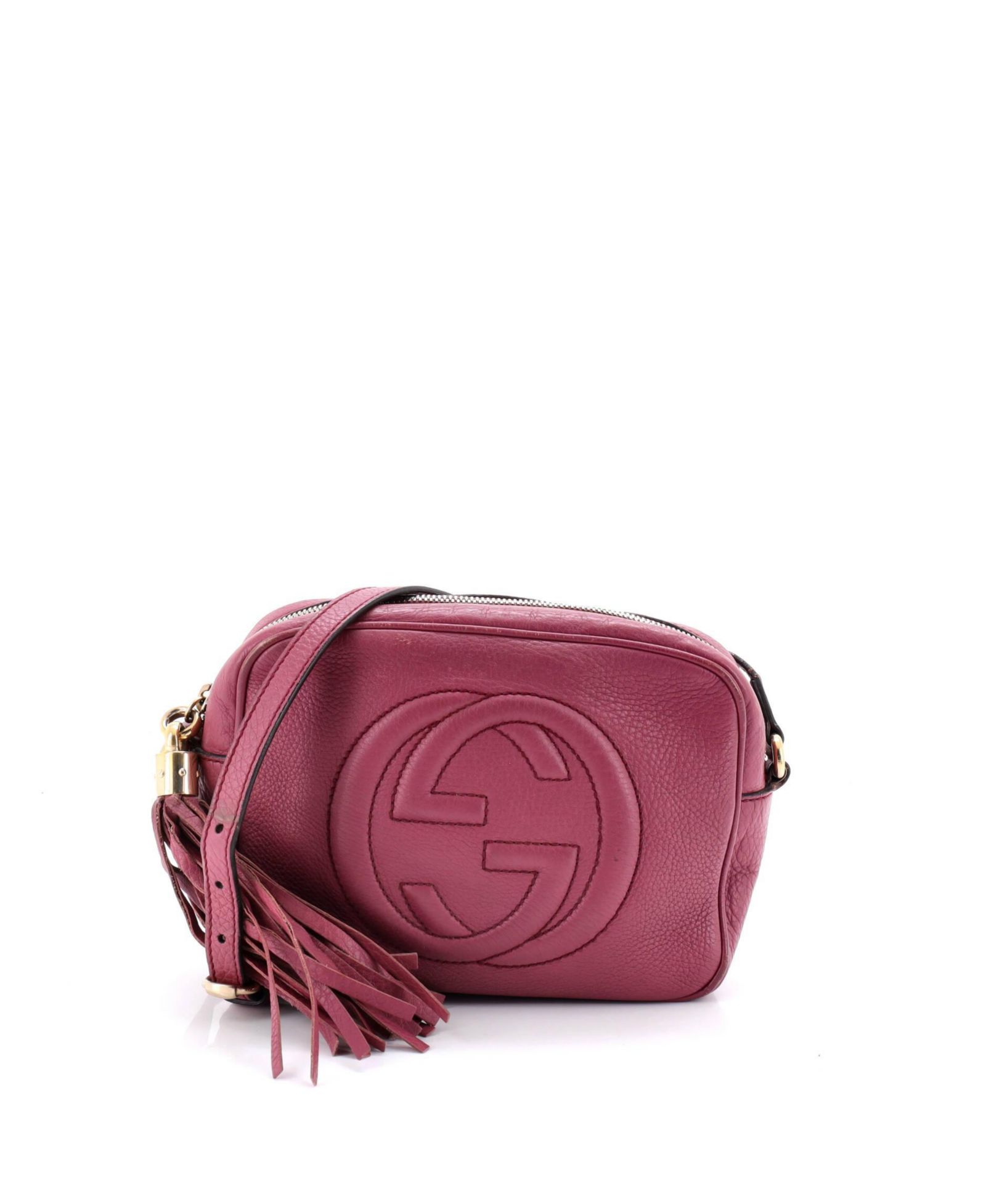 Pre-Owned Gucci Small Soho Disco Crossbody Bag Leather