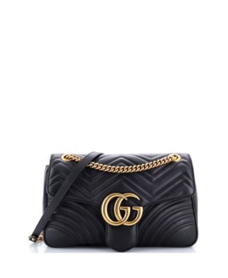 Сумка Gucci Medium GG Marmont Flap Bag Matelasse Leather, б/у