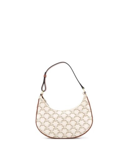 Pre-Owned Celine Ava Bag Triomphe Coated Canvas
