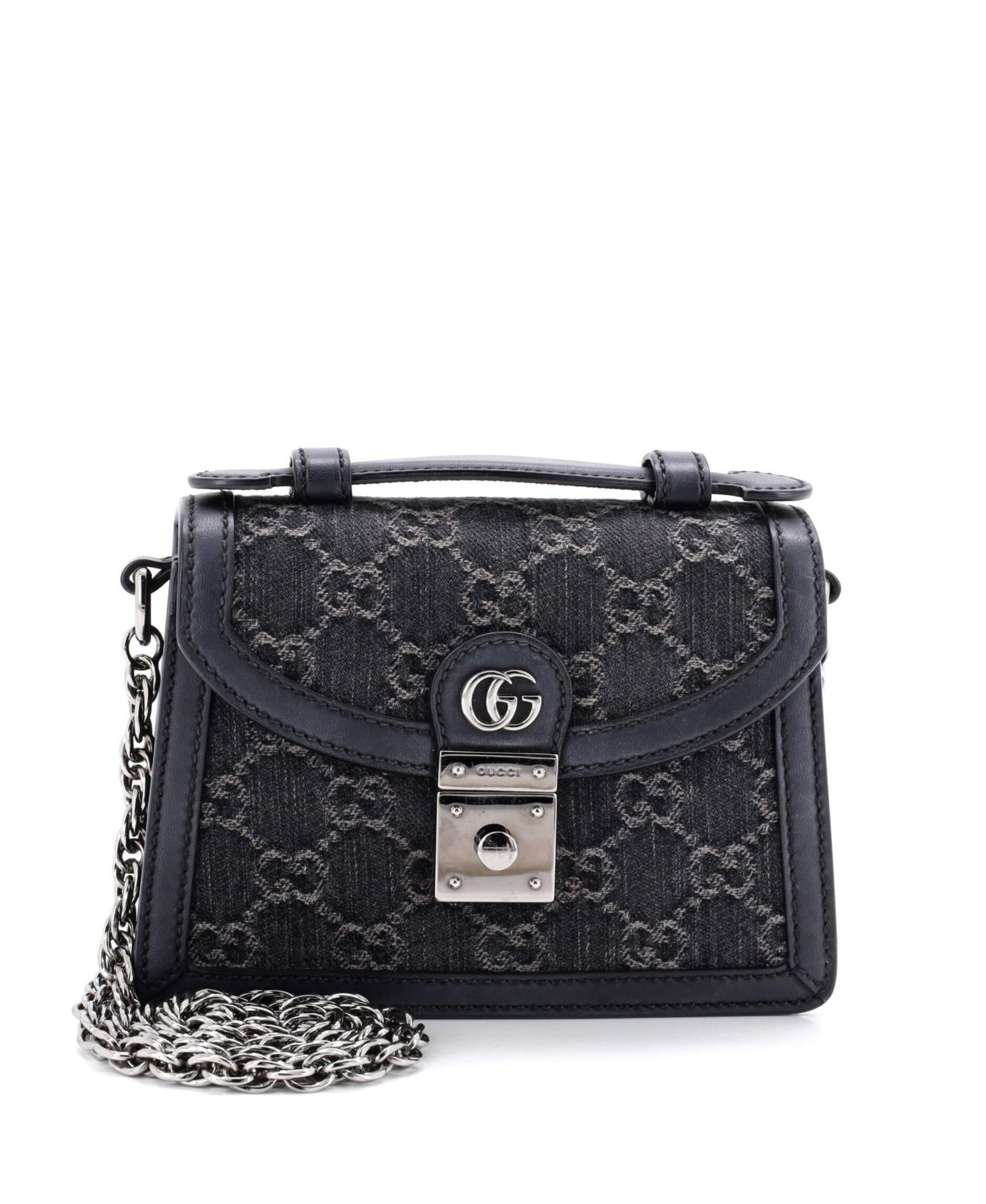 Мини-сумка Gucci Ophidia Flap Top Handle GG Canvas (б/у)