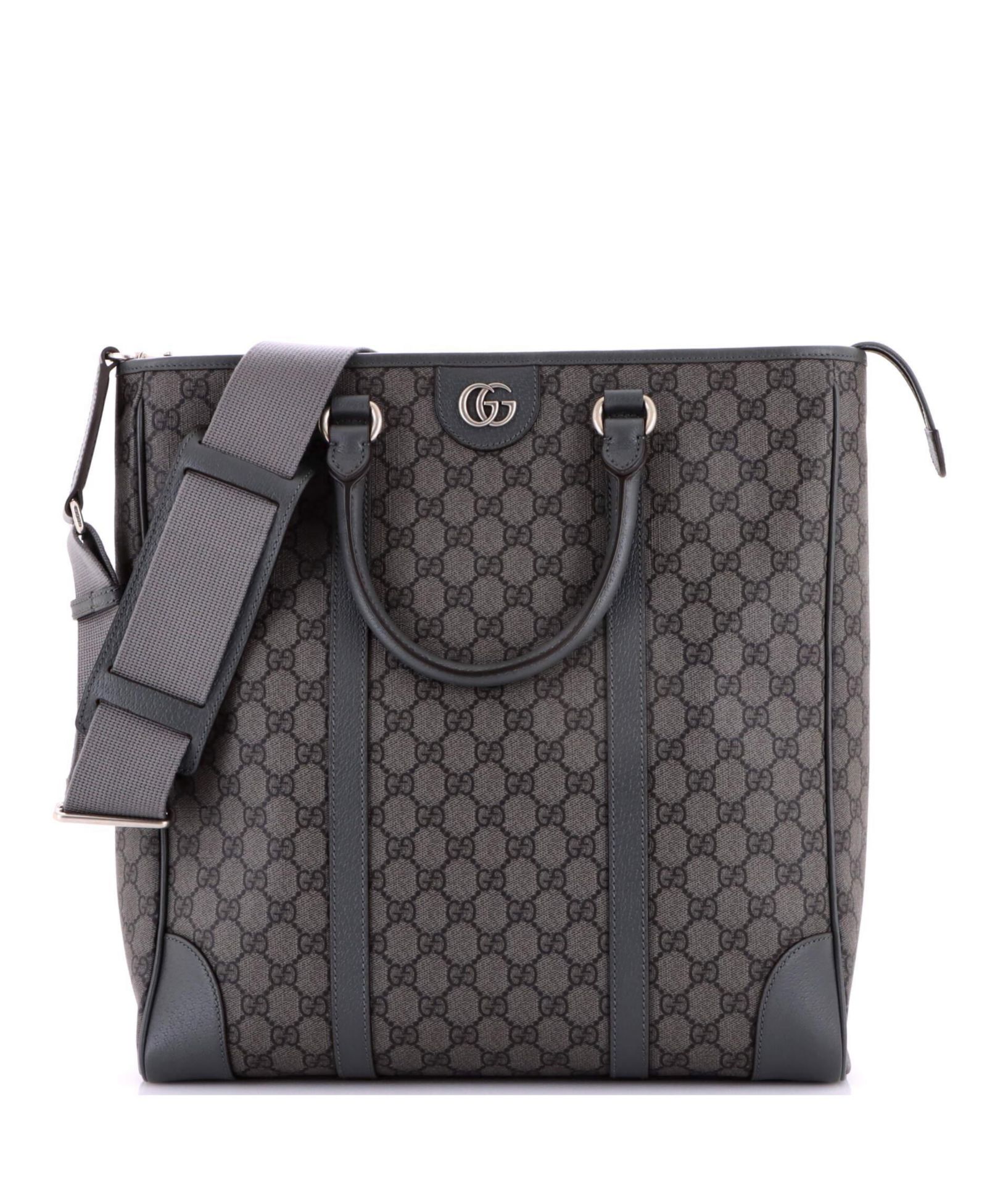 Pre-Owned Gucci Tall Ophidia Convertible Open Tote GG Coated Canvas