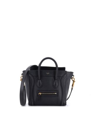 Pre-Owned Celine Nano Luggage Bag Smooth Leather