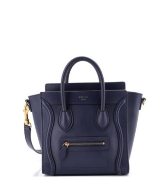 Pre-Owned Celine Nano Luggage Bag Smooth Leather