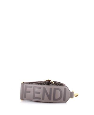 Pre-Owned Fendi сумка через плечо с логотипом, холст и кожа