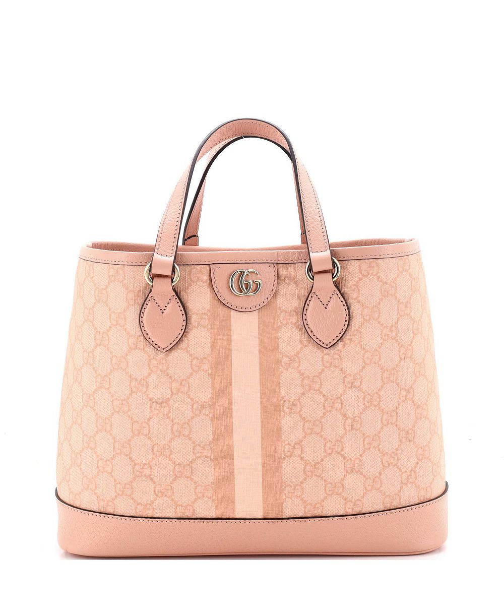 Pre-Owned Gucci Small Ophidia Top Handle Tote Coated Canvas with Leather