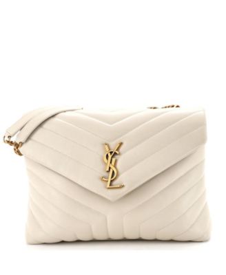 Сумка через плечо Saint Laurent Loulou Matelasse Chevron Leather Medium, Pre-Owned
