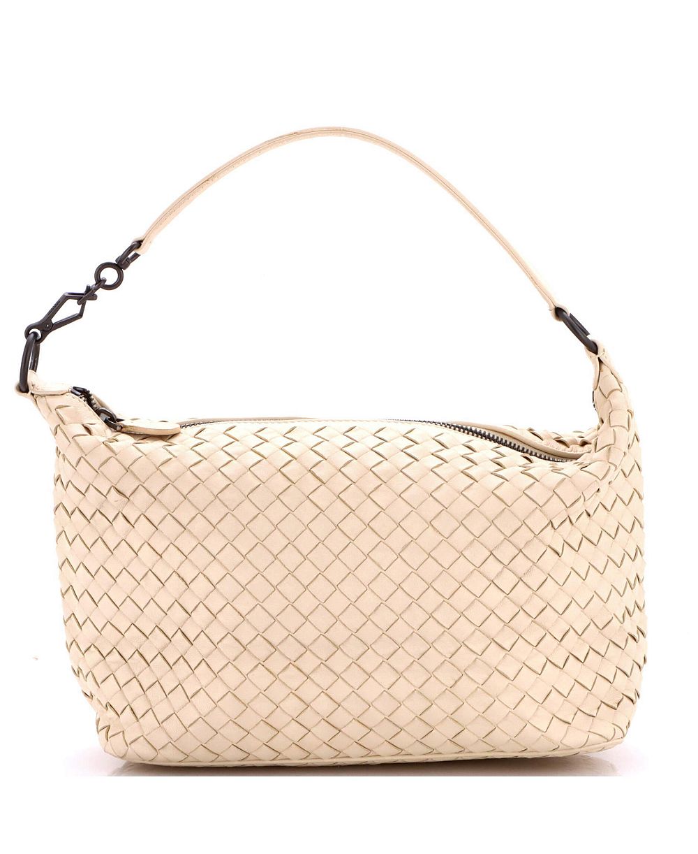Pre-Owned Bottega Veneta маленькая сумка Hobo Zip Intrecciato Nappa