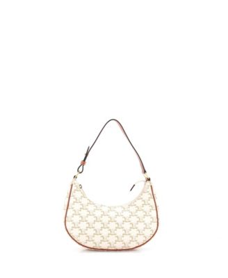 Pre-Owned Celine Ava Bag Triomphe Coated Canvas