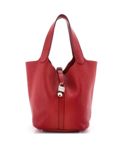 Pre-Owned HERMÉS MM Picotin Lock Bag Clemence