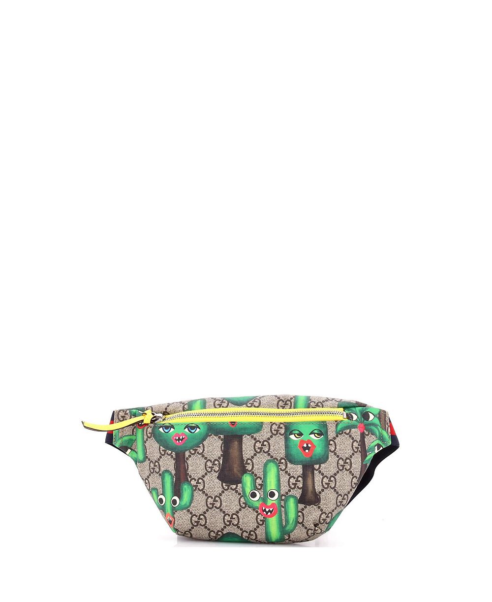 Детская сумка-пояс Pre-Owned Gucci Printed GG Coated Canvas