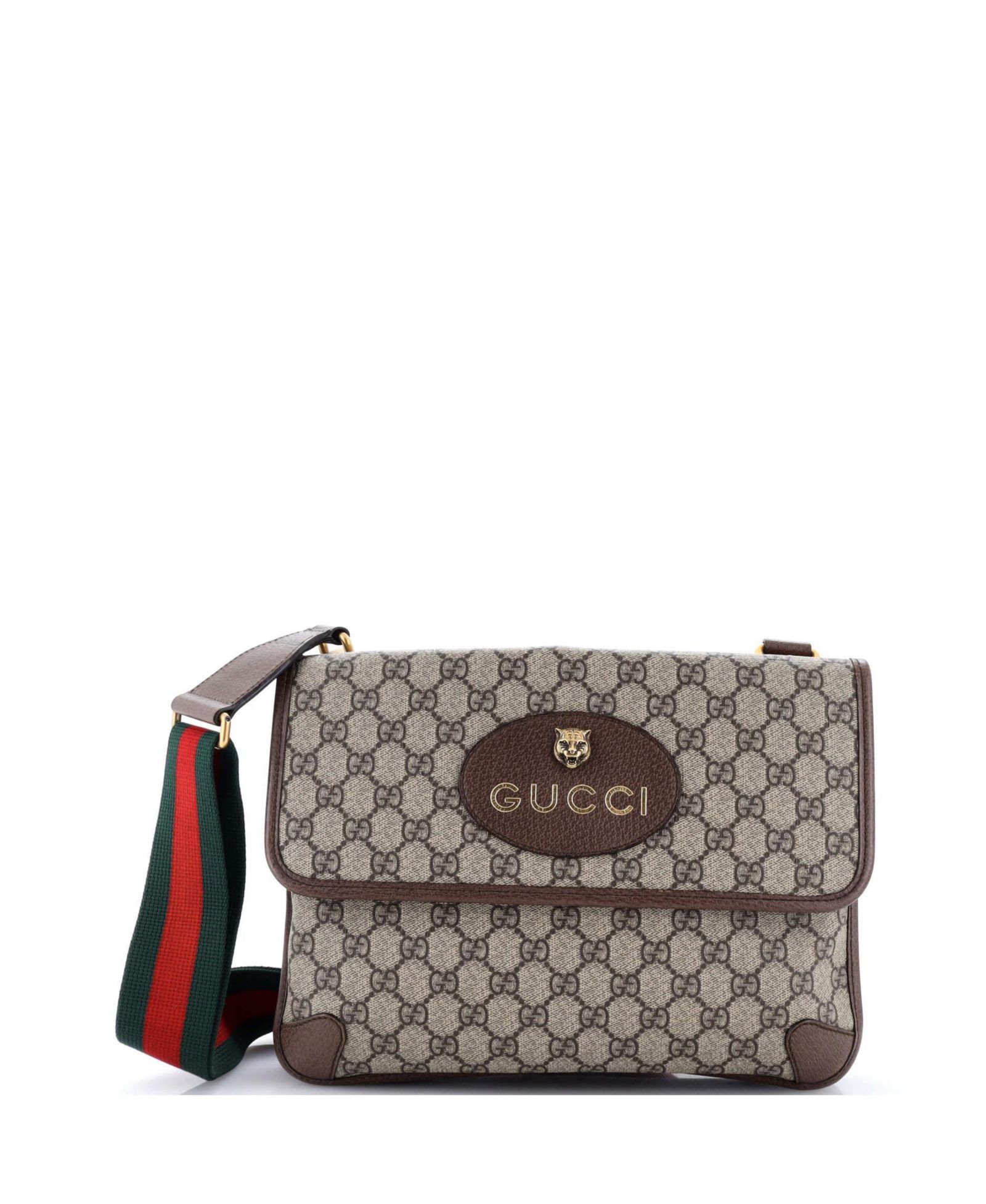 Pre-Owned Gucci Medium Neo Vintage Flap Messenger GG Coated Canvas