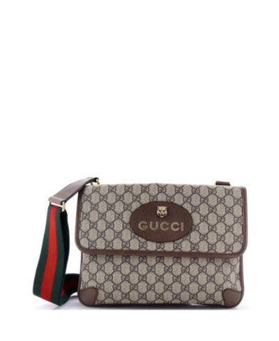 Pre-Owned Gucci Medium Neo Vintage Flap Messenger GG Coated Canvas