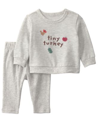 Детский комплект Carter's Tiny Turkey French Terry Top and Pants