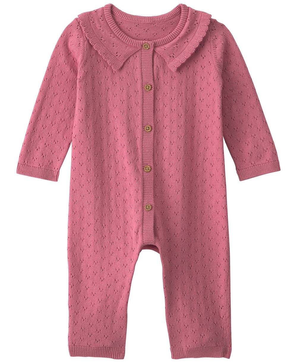 Детский комбинезон Carter's Baby Girls' Pointelle Long-Sleeve Jumpsuit