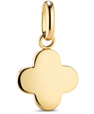 Devata Clover Charm Pendant in 14K Gold, approx. 1.3 grams