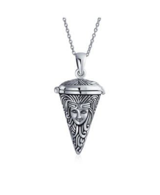 Подвеска-медальон Bling Jewelry Angel Goddess Protector of Mother Earth, серебро .925 Sterling Silver