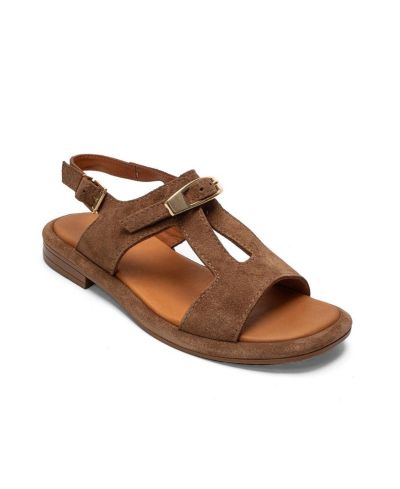 Cognac suede