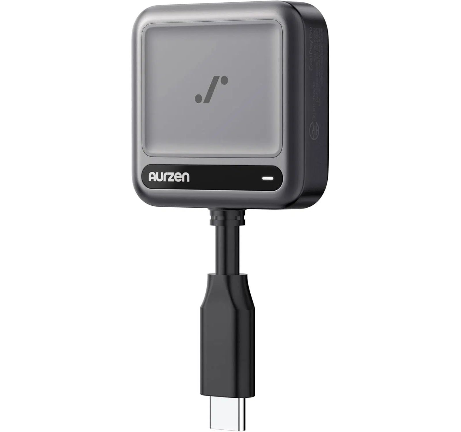 Беспроводной передатчик Aurzen Mini для проектора, требует USB-C с поддержкой DP Alt Mode, совместим с телефоном/ноутбуком/планшетом/Switch