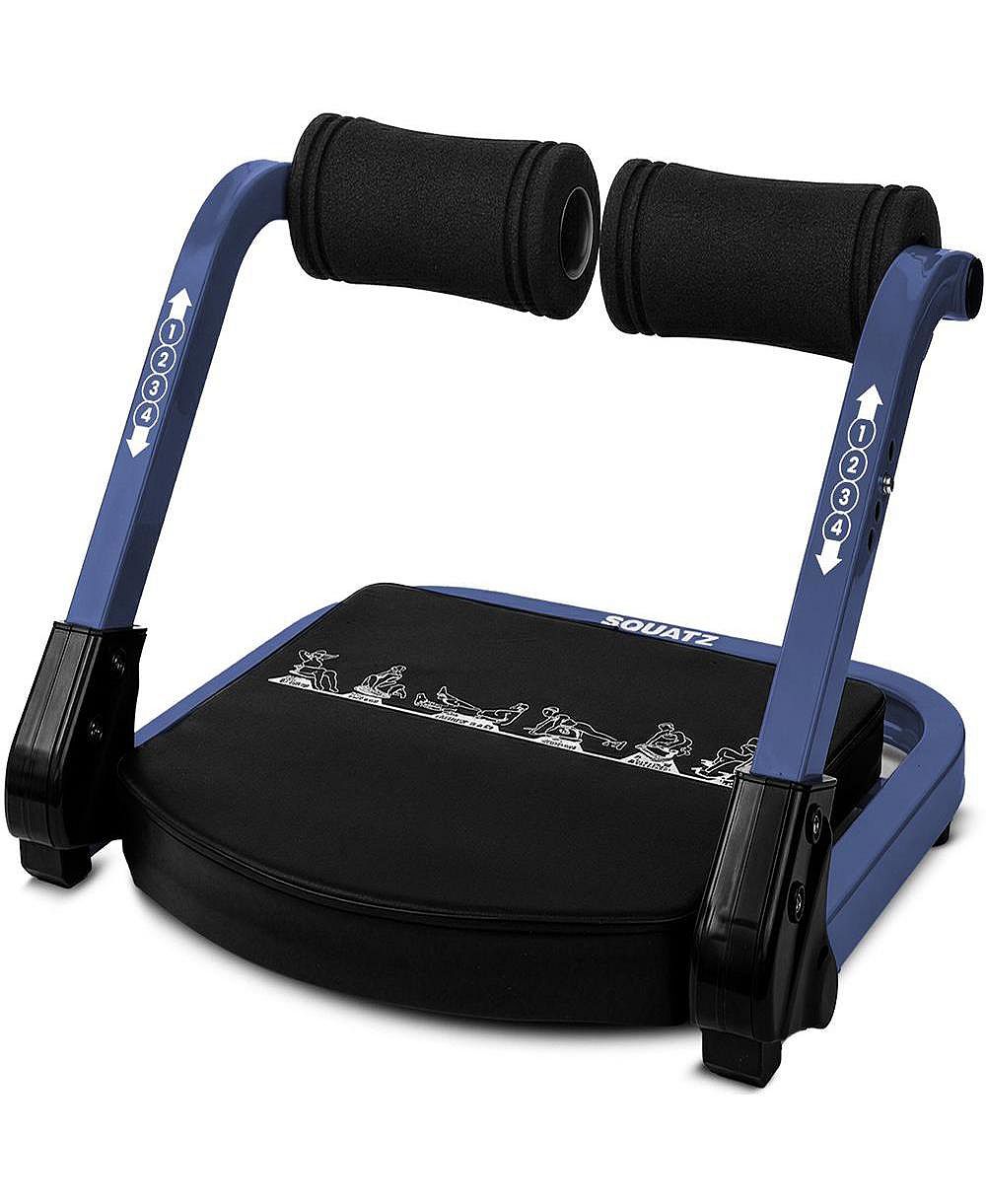 SQUATZ Ab Machine for Core Workout, Adjustable Sit-Up Trainer with Auto Rebound, 3 Resistance Levels, 350 lb Capacity