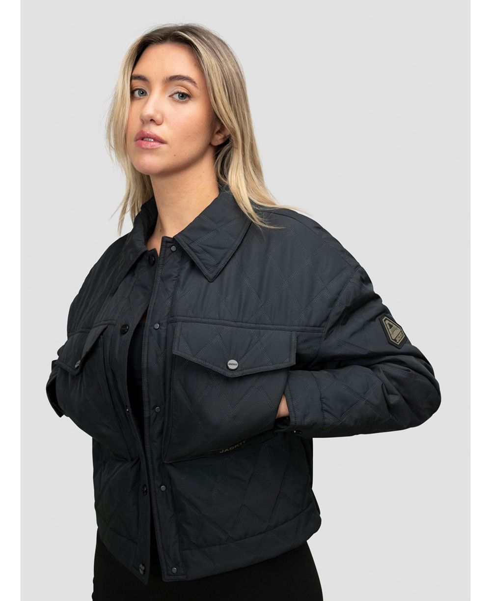 JACK1T Women's Eden Quilted Shirt Jacket