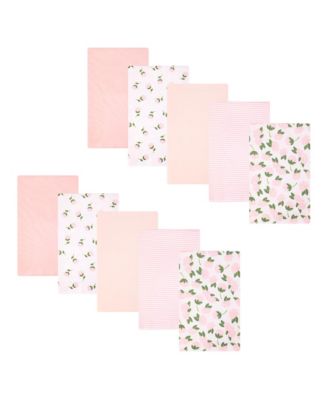 Пеленки Hudson Baby Girl Cotton Poly Flannel, One Size