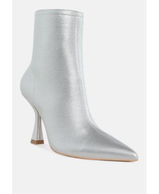 Rag & Co Женские ботильоны на каблуке Tentia Metallic Pleather