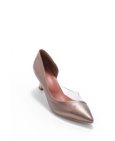 Copper faux leather
