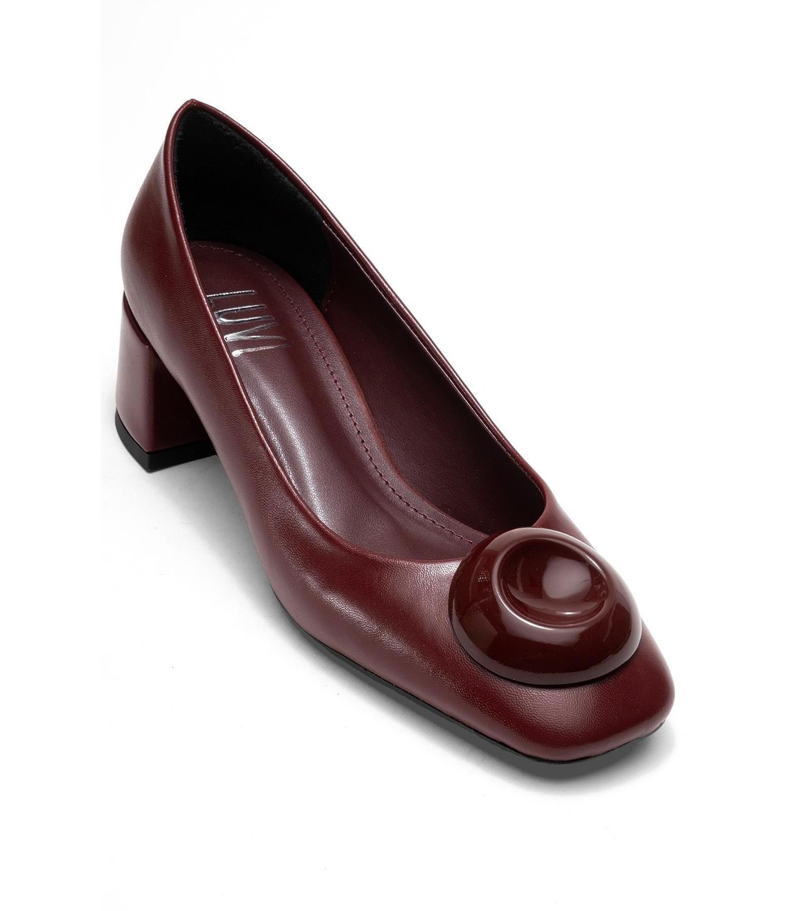 Женские туфли-лодочки Prologue Shoes Mila с прямым носком и пряжкой на каблуке