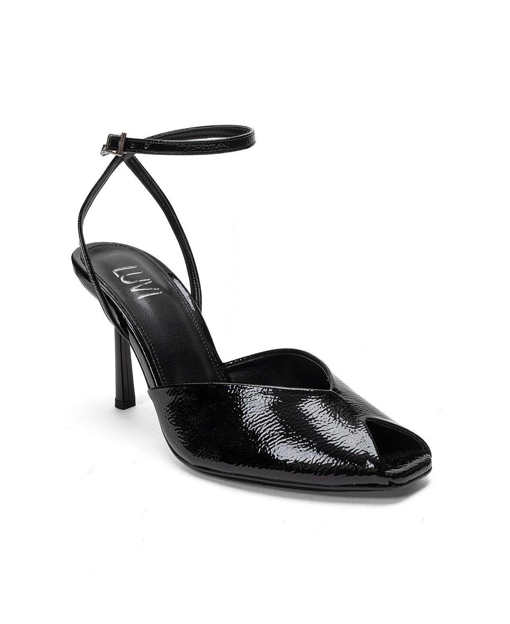 Prologue Shoes Women's Slate Ankle Strap Stiletto Pump