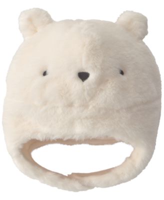 Carter's Baby Boys' or Baby Girls' Polar Bear Holiday Faux Fur Hat