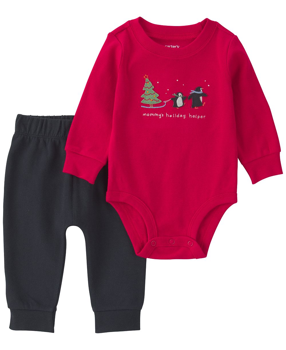 Детский комплект из боди и брюк Carter's Mommy's Holiday Helper, 2 шт
