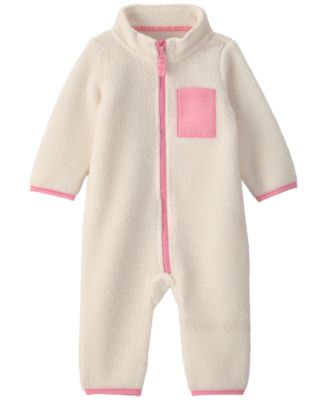 Carter's флисовый комбинезон для девочек с цветными блоками