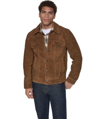 Levi's® Men's Classic-Fit Genuine Suede Trucker Jacket