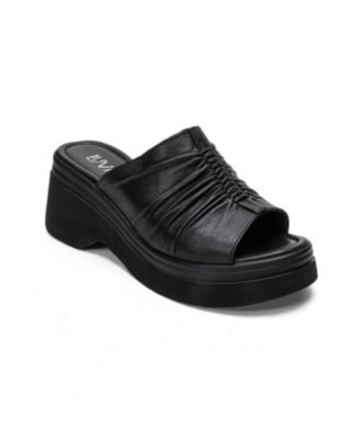 Forever & Always Shoes Women's Nellie Leather Platform Sandal