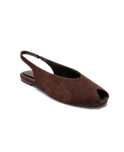 Brown suede
