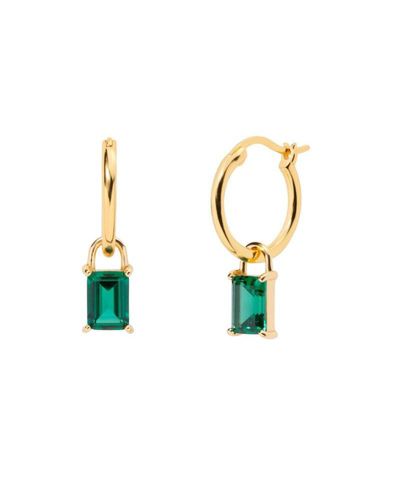 Little Sky Stone Women's Iris Birthstone Hoops Earing