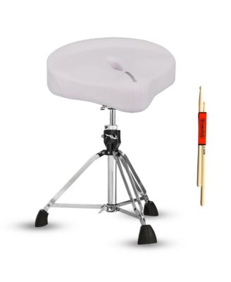 5 core Drum Throne 4inch Padded Seat Adjustable 25.5inch 360degree(s) Swivel Heavy Duty Guitar Stool