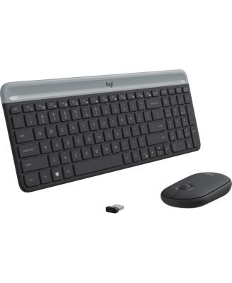 Logitech Беспроводной комплект клавиатура и мышь MK470 Slim