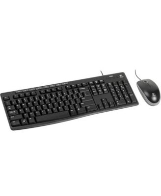 Проводной комплект Logitech MK200: клавиатура и мышь